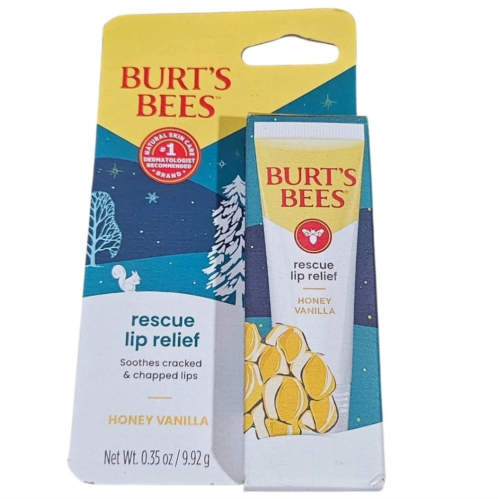 Burts Bees‎ Lot of Cranberry Spritz Hand Salve Honey Vanilla Rescue Lip Lot